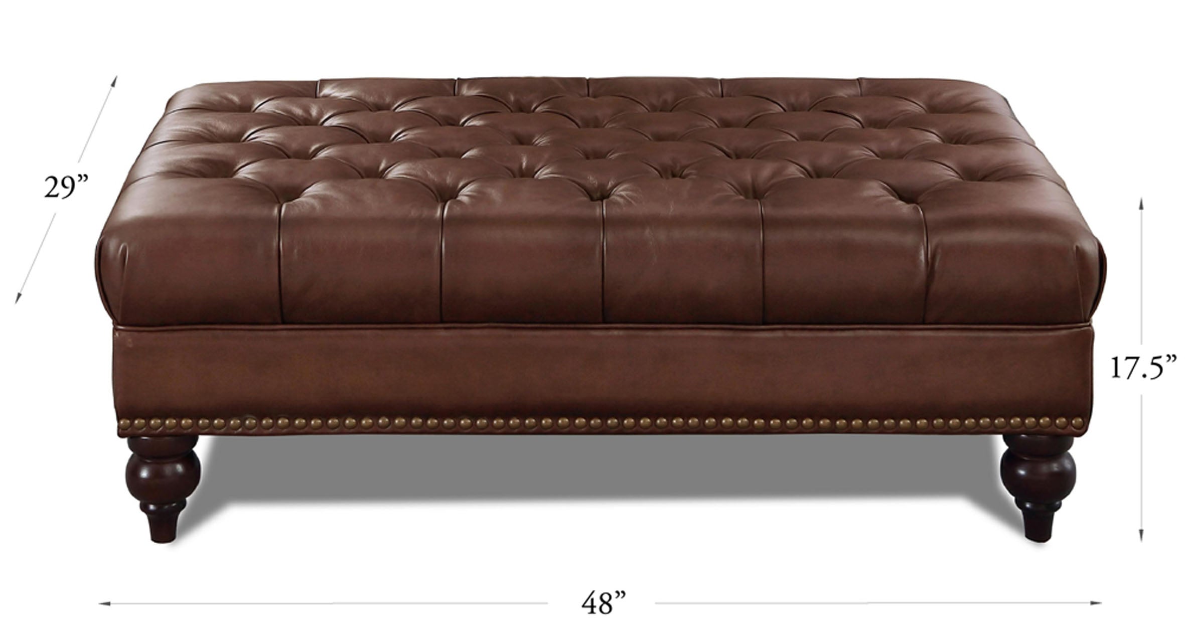 Aliso Leather Loveseat, Caramel Brown